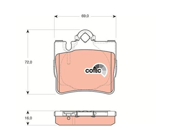 Pločice kočione zadnje Steinberg 0.1455