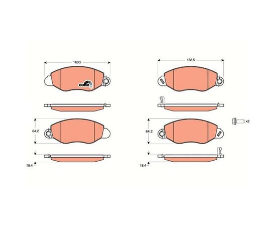 Pločice kočione Steinberg 0.1461