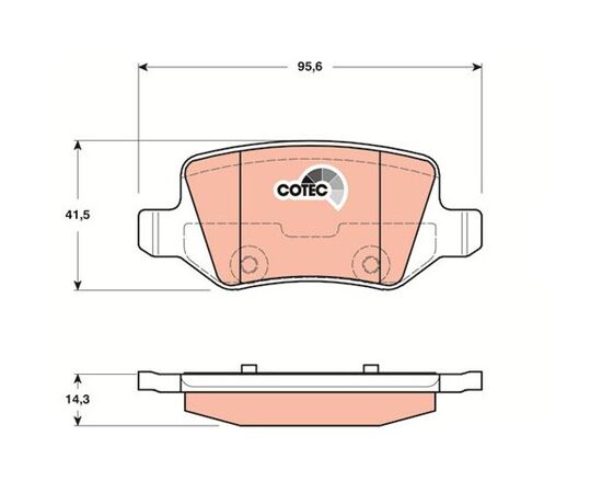 Pločice kočione Steinberg 0.1481