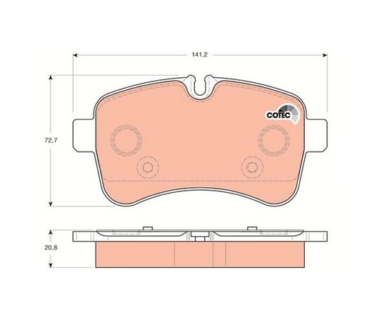 Pločice kočione zadnje Steinberg 0.1748