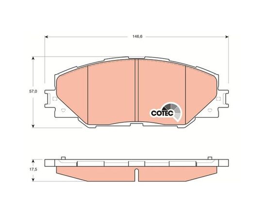 Pločice kočione prednje Steinberg 0.3424