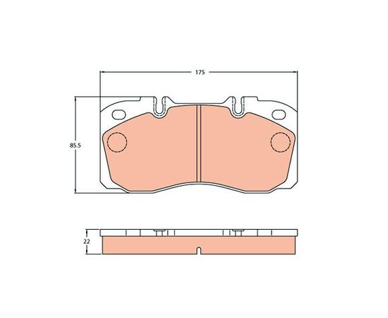 Pločice kočione Steinberg 0.5068