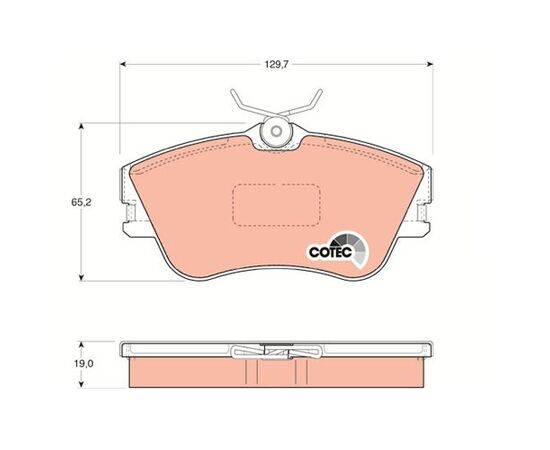 Pločice kočione Steinberg 0.1092