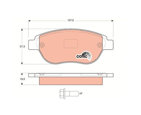 Pločice kočione prednje Steinberg 0.1464