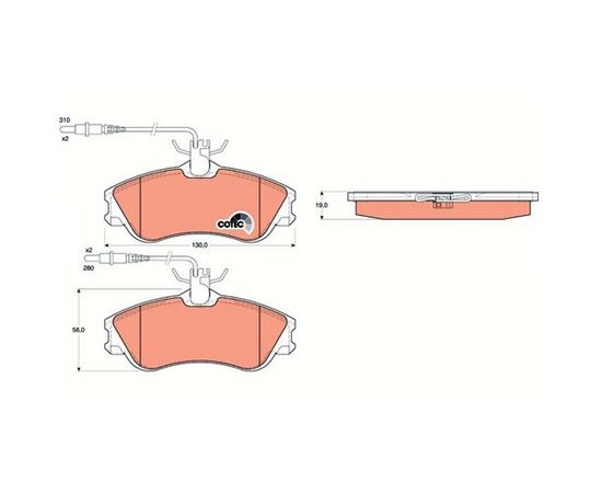 Pločice kočione Steinberg 0.1260