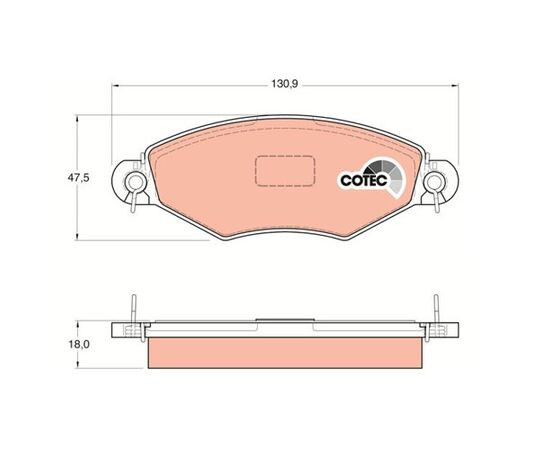 Pločice kočione Steinberg 0.1361