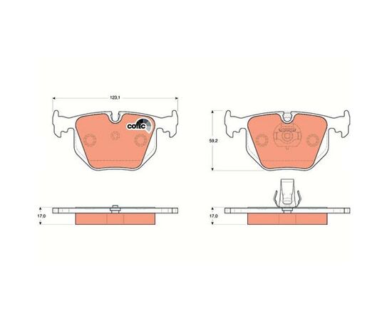 Pločice kočione Steinberg 0.1530