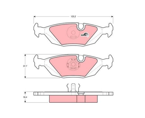 Pločice kočione Steinberg 0.299