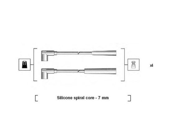 Kablovi za svećice Marelli 941095100582 - 51278711 - 886015007