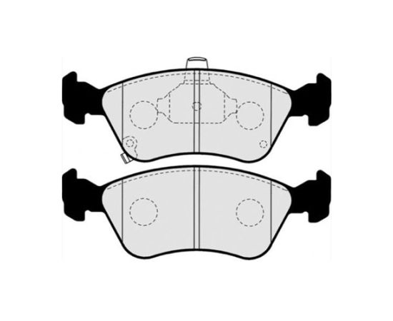 Pločice kočione prednje Jakoparts J3602080 - GDB3163 - ADT34292 - PA282AF - 16544