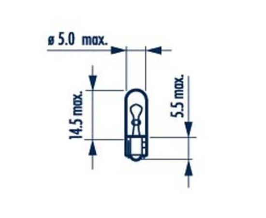 Sijalica Narva 17073 W2,3W 12V 2.3W
