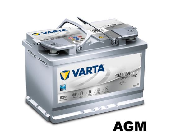 Akumulator Varta 12V 70Ah 760A D+ AGM Silver Dynamic E39