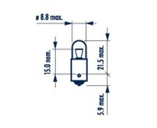 Sijalica Narva 17131 T4W 12V 4W