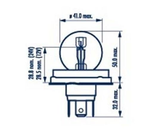 Sijalica Narva 49211 R2 Bilux 12V 45/40W