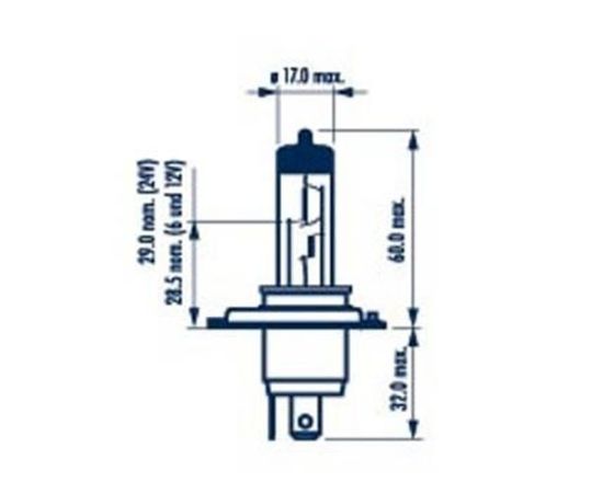 Sijalica Narva 48881 H4 12V 60/55W