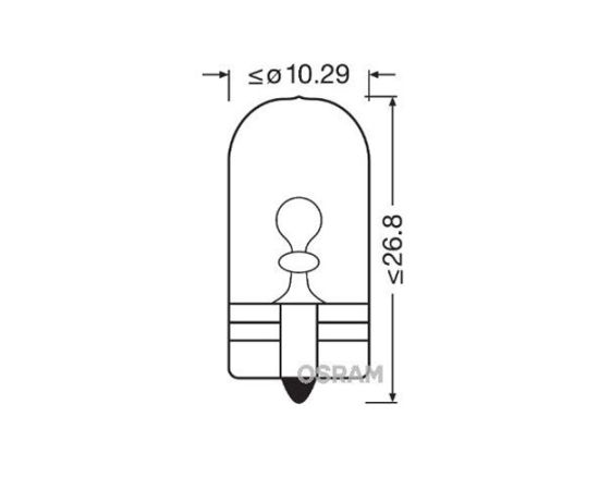 Sijalica OSRAM 2827 WY5W 12V 5W