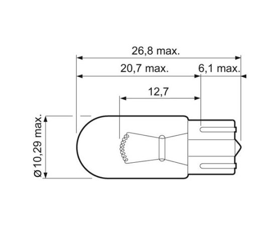 Sijalica Valeo 032700 W5W 12V 5W