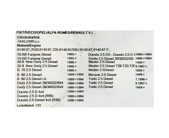 Zaptivač glave motora Spesso 2112377175