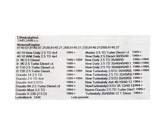 Zaptivač glave motora Spesso 211205815