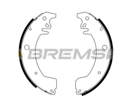 Kočioni paknovi Bremsi GF0410 - GS8154 - 562045 - 0986487332