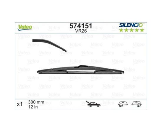 Metlica brisača Valeo 574151 300 mm zadnja