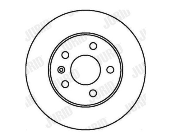Disk kočioni zadnji Jurid 562072JC - DF4051 - DDF1044 - 40917213