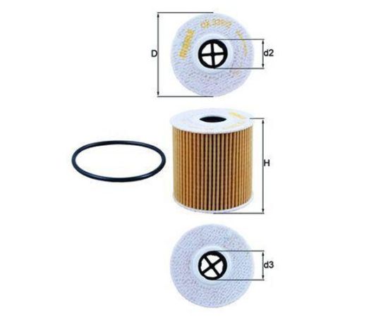 Filter ulja Knecht OX339/2D - 14084 - 1457429249 - COF100530E