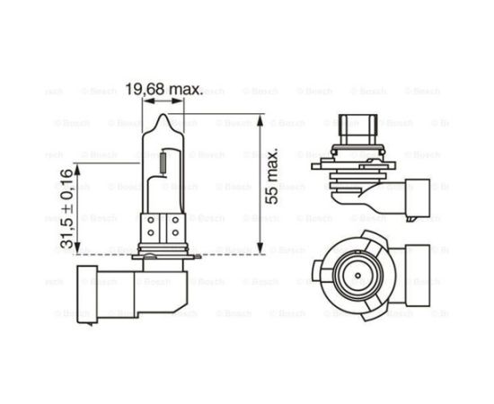 Sijalica Bosch 1987302152 HB3 12V 60W