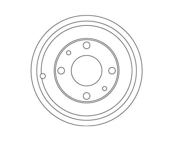 Doboš kočnice Bremsi CR5043 - DB4158 - 180011 - 252309 - 1563501100