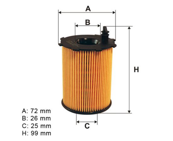 Filter ulja Filtron OE667/1 - COF100529E - 1457429238 - OX1712D - 14049