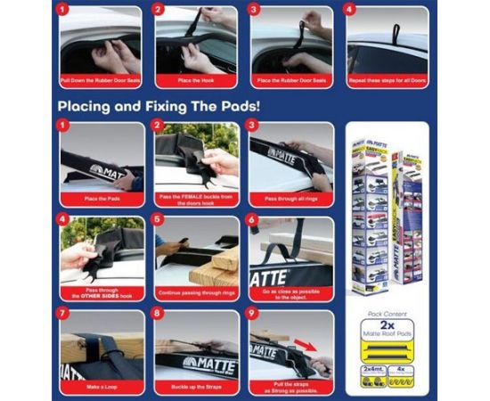 Krovni nosač Matte EasyRack RoofPad