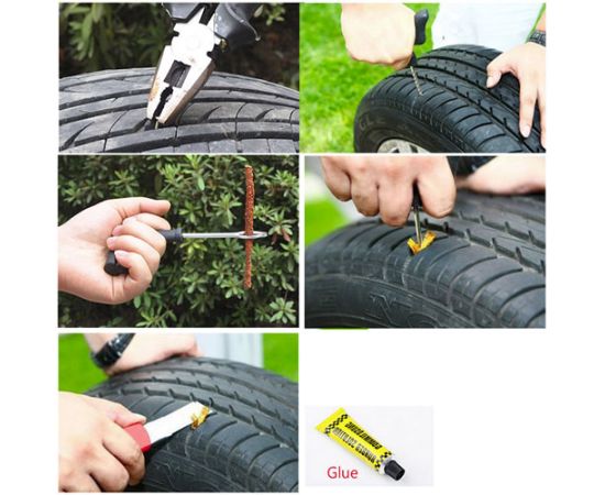 Set za krpljenje i reparaciju tubeless guma Praxis