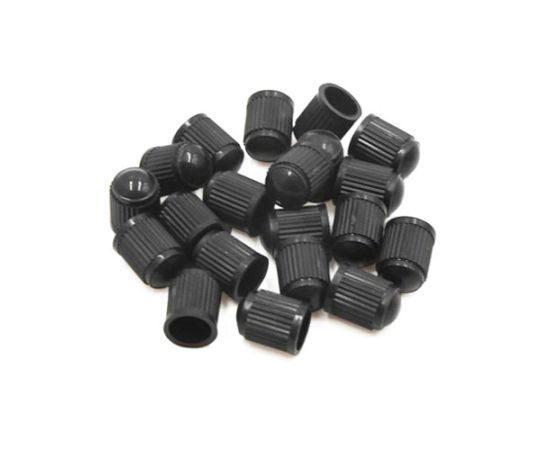 Kapica ventila za točak PVC crna