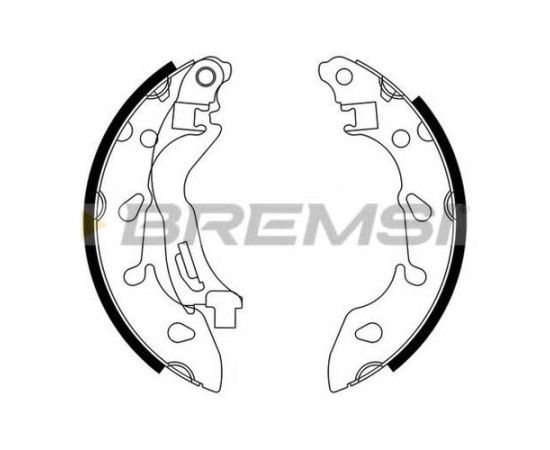 Kočioni paknovi Bremsi GF0189 - 564185 - 530488 - 03.0137-0506.2 - S24553