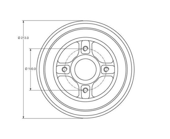 Doboš kočnice TRW DB4363MR - 180381 - 4363500500 - 7D0652CA - 94032300