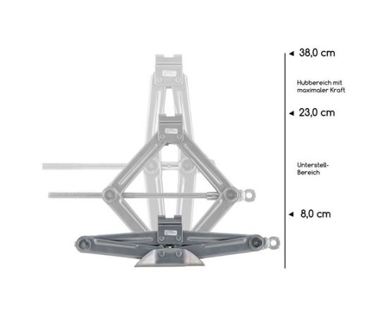 Dizalica trapezna manuelna 1.5T Alca AutoLift 43600