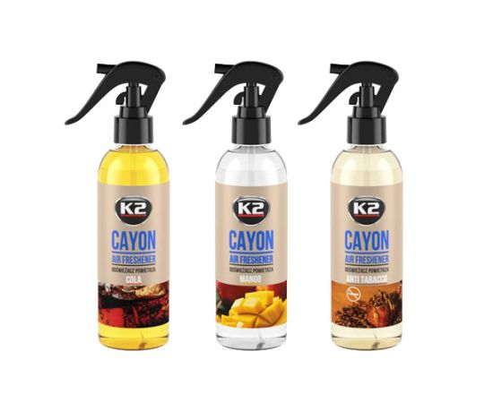 Miris za auto u spreju K2 Cayon 250ml
