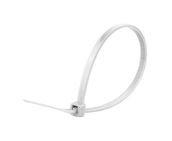 Vezice trakaste PVC šelne bele Praxis 3.6x200 mm