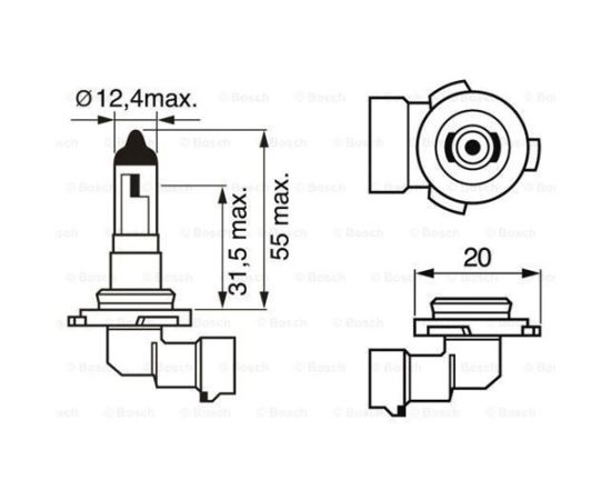Sijalica Bosch 1987302083 H10 12V 42W