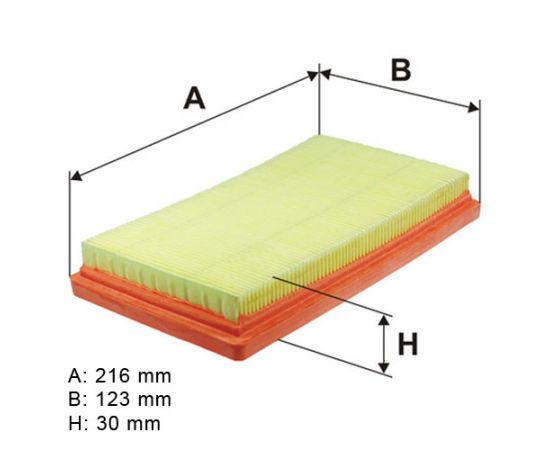 Filter vazduha Filtron AP022/6 - F026400475 - 18438 - LX3535 - ADL142228