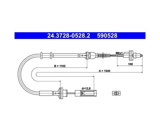 Sajla kvačila ATE 24.3728-0528.2 - 141072 - 21289 - 81116 - 80217