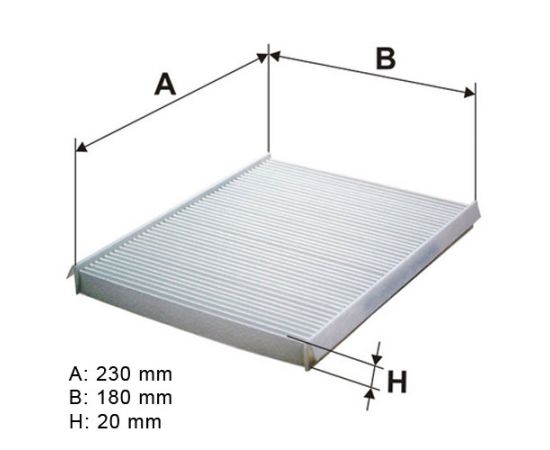Filter klime Japko 21K20 - K1103 - CCF0151 - 1987432377 - 17101