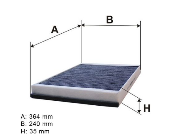 Filter klime Filtron K1288A - 1987432513 - CCF0180C - LAK307 - ADU172522