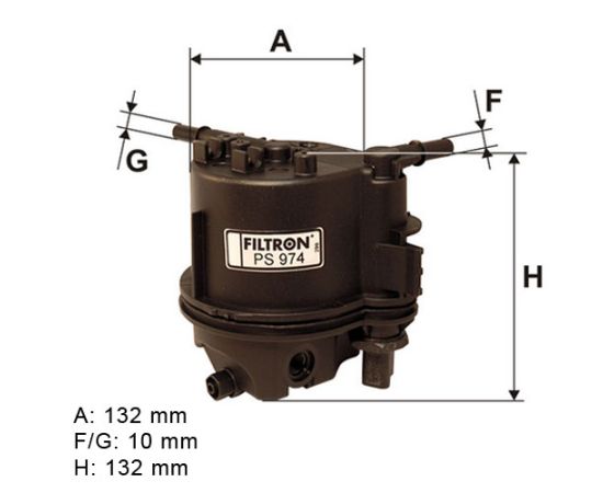 Filter goriva Filtron PS974 - 0450907007 - 587571 - KL777D - ADM52338