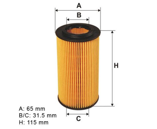 Filter ulja Filtron OE649/2 - 1457429119 - COF100518E - 14167 - 14009 - OX153D2