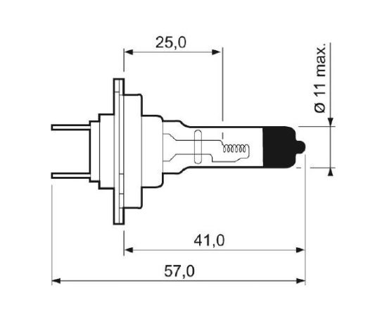 Sijalica Valeo 032521 H7 12V 55W