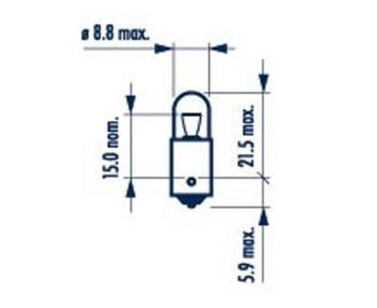 Sijalica Narva 17131 T4W 12V 4W